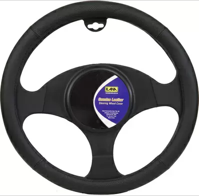 GENUINE LEATHER BLACK